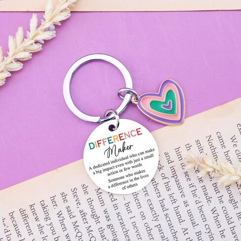Thank You Gifts Difference Maker Chaos Coordinator Gifts Keychain Birthday Gift For Teacher Boss Lady Coworkers in Saudi Arabia