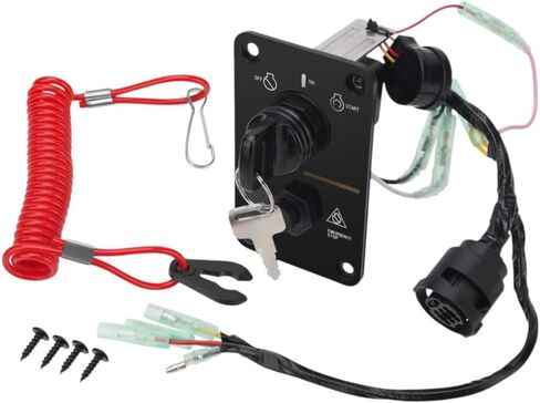 Powersports Replacement Parts 704-82570-12-00 704-82570-08-00 for Yamaha Single Engine Key Switch Panel Assy Mod-R77O-1905 in Saudi Arabia