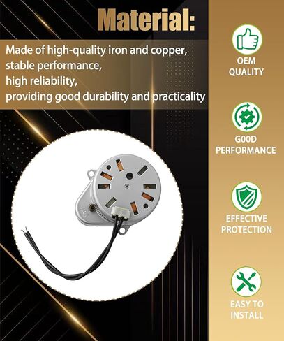 18743 Timer Motor Replacement For Fleck 5600 2500 2510 2750 9000 9100 9500 3200 3210 Control Valve with Mounting Screws Replace 18743-1 13400 13944 11384 18743-2 in Kuwait