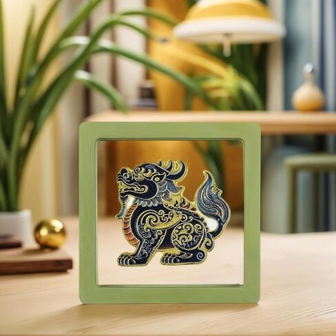 RCWG Lucky Pin, Chinese Pixiu, Funny Button Pin, Chinese Aesthetic Enamel Lapel Pin for Backpacks, Jackets, Hats, Kids, Girls. Attract Positive Energies Wealth, Health, Luck and Peace in Kuwait