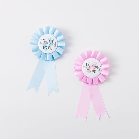 زينة الحفلات التي تكشف عن الجنس، قطعتان من دبابيس شارة الصفيح، تكشف عن الجنس in Kuwait