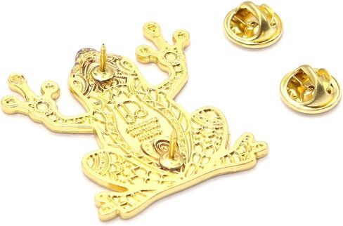 Enamel Pin - Mandala Frog. Collector’s Edition, Durable & Stylish Souvenir Pin for Backpacks, Jackets, Hats, and Accessories in Saudi Arabia