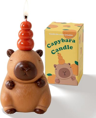 Capybara Vegetable Wax Candle in Kuwait