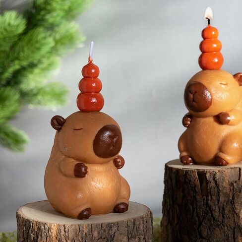 Capybara Vegetable Wax Candle in Kuwait