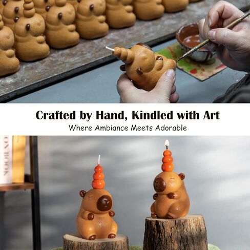 Capybara Vegetable Wax Candle in Kuwait
