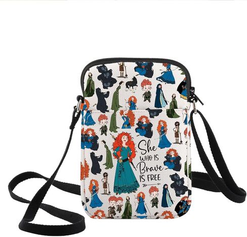KEYCHIN Princess Bow Arrow Crossbody Bag Princess Movie Fan Gifts She Who Is Brave Is Free Shoulder Bag Fairytale Gifts in Saudi Arabia