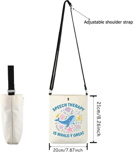 Lywjyb Birdgot Speech Therapy Crossbody Bag Speech Pathologist Gift SLP Speech Language Pathologist Gift in Saudi Arabia
