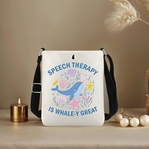 Lywjyb Birdgot Speech Therapy Crossbody Bag Speech Pathologist Gift SLP Speech Language Pathologist Gift in Saudi Arabia