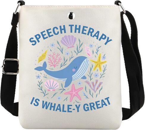 Lywjyb Birdgot Speech Therapy Crossbody Bag Speech Pathologist Gift SLP Speech Language Pathologist Gift in Saudi Arabia
