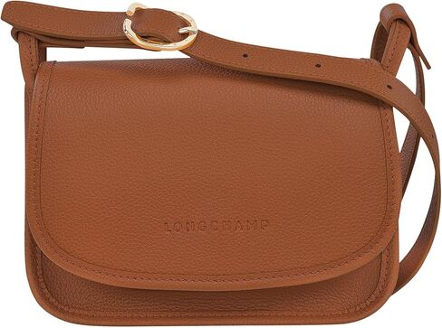 Longchamp "Le Foulonne Small Leather Crossbody Bag, Caramel in Kuwait