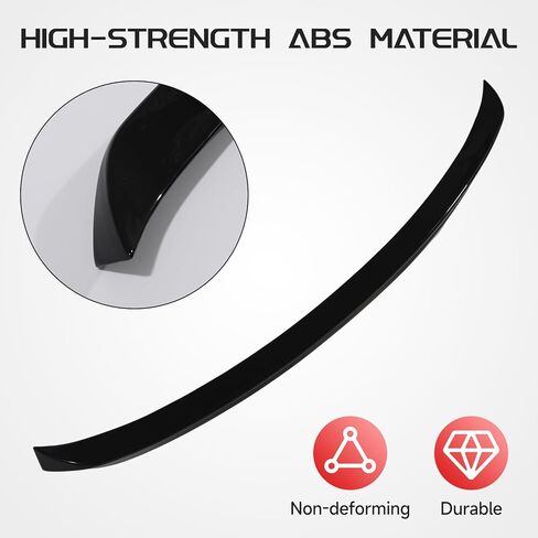 Performance Style Gloss Black Tailgate Roof Spoiler Wing for BMW X5 F15, Compatible with 35d, 35i, 40e, 50i Models 2014-2018 in Kuwait