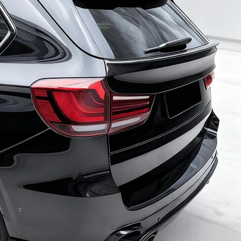 Performance Style Gloss Black Tailgate Roof Spoiler Wing for BMW X5 F15, Compatible with 35d, 35i, 40e, 50i Models 2014-2018 in Kuwait