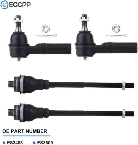ECCPP Inner/Outer Tie Rod End For Chevy Avalanche 2500 Silverado 1500/2500/3500/Suburban 2500 For GMC Sierra 1500 HD Sierra 2500 Sierra 2500 HD Sierra 3500 Sierra 3500 HD Yukon XL 2500 For Hummer H2 in Saudi Arabia