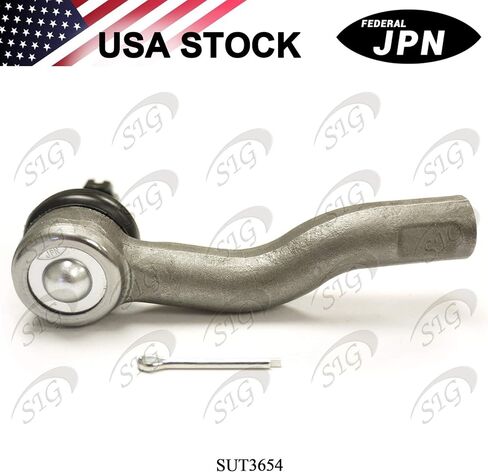 Front Left (Driver Side) or Right (Passenger Side) Outer Tie Rod End Compatible with Scion & Toyota Model tC & RAV4 (Replacement# 4504649095, ES3654) - SUT3654 in Kuwait