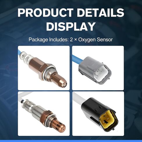 2PCS Oxygen O2 Sensor Upstream Downstream Compatible with Nissan Altima 2007-2013 2.5L L4, for Nissan Rogue 2007-2013 2.5L L4,for Infiniti Ex35 2008-2010 3.5L Replace# OE 234-9036, 234-4381 in Saudi Arabia