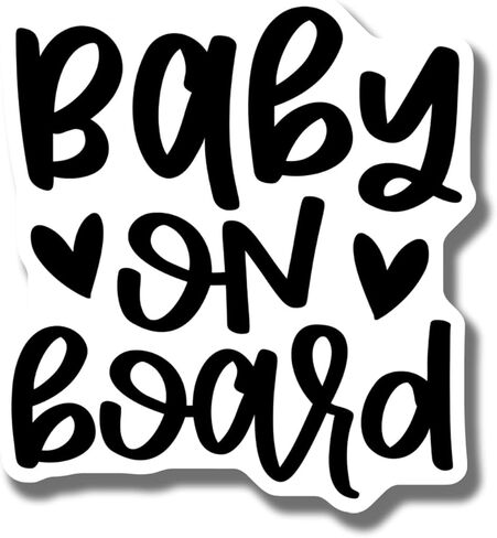Baby on Board Magnet - Cute Car Accessory Magnet - Baby Safety Sign - Removable Car Magnet - Baby Travel Sign - Family Car Decor Decorative Magnet AAMT0906 in Kuwait