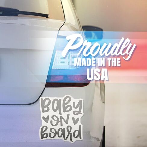 Baby on Board Magnet - Cute Car Accessory Magnet - Baby Safety Sign - Removable Car Magnet - Baby Travel Sign - Family Car Decor Decorative Magnet AAMT0906 in Kuwait
