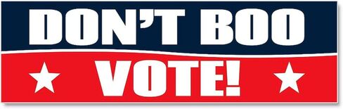 CafePress Don't Boo, Vote Car Magnet 10 X 3 10" x 3", Bumper Magnet in Saudi Arabia