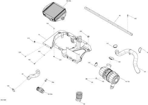 Air Filter Fits Can-Am Maverick X3 Sport Max R RR (2017-2021) in Saudi Arabia