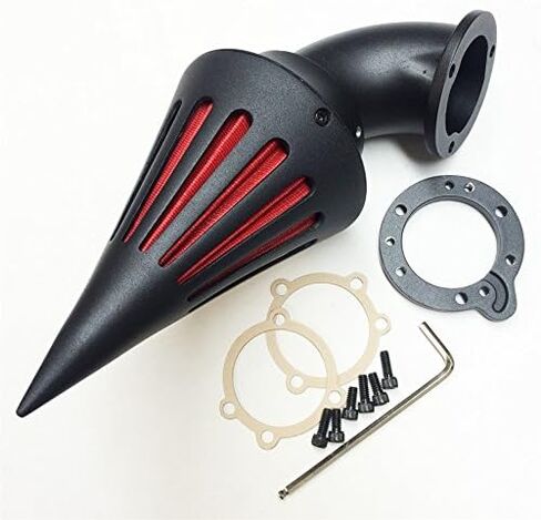 NBX- Spike Air Cleaner Filter Kits For Compatible with Harley S&S Custom Cv Evo Xl Sportster Black in Kuwait