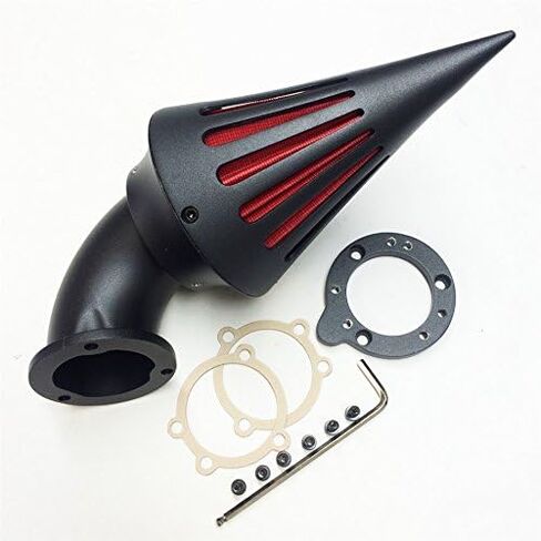 NBX- Spike Air Cleaner Filter Kits For Compatible with Harley S&S Custom Cv Evo Xl Sportster Black in Kuwait