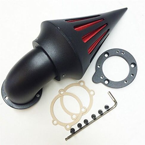 NBX- Spike Air Cleaner Filter Kits For Compatible with Harley S&S Custom Cv Evo Xl Sportster Black in Kuwait