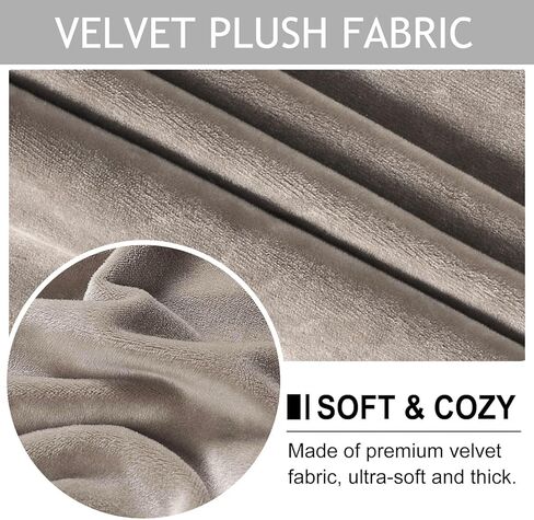 UCCONO Bar Stool Covers with Backs, Velvet Bar Chair Covers for Pub Tall Chair, Counter Barstool Seat Covers Removable Washable(Taupe,2PCS) in Saudi Arabia