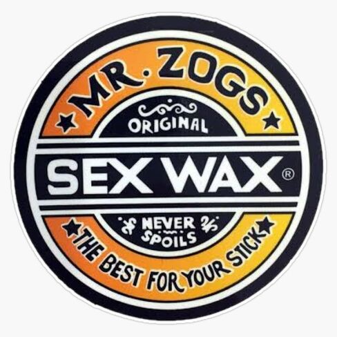 Mr Zogs Sex Wax Vinyl Sticker Waterproof Decal Laptop Wall Window Bumper Sticker 5" in Saudi Arabia