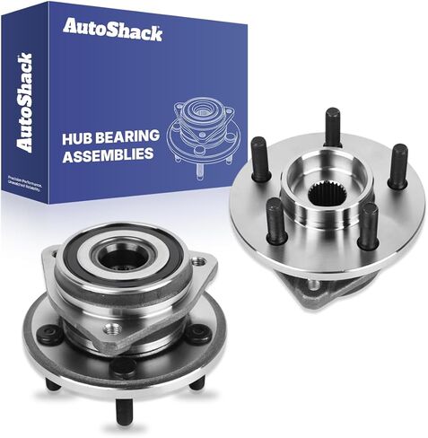 AutoShack Front Wheel Hub Bearing Assemblies Left & Right Without ABS Replacement for 2000-2006 Jeep TJ 1999-2006 Jeep Wrangler 2-PC Set in Saudi Arabia