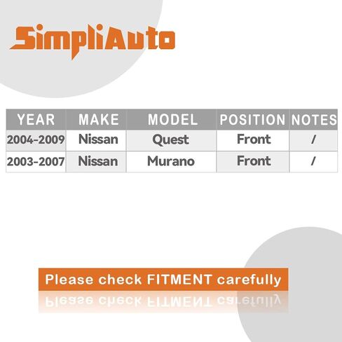 513310 محمل العجلة الأمامية ومجموعة المحور متوافقة مع Nissan Quest 2004-2009، Murano 2003-2007 5 براغي العروة مع ABS in Saudi Arabia