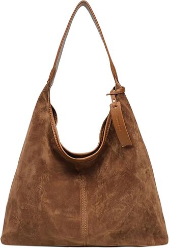 حقيبة يد عصرية جديدة من الجلد السويدي الصناعي، حقيبة كتف للعمل خفيفة الوزن وبأسعار معقولة in Kuwait