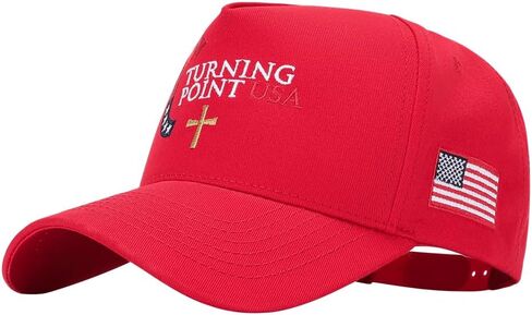 GEANBAYE Turning Point USA Hat for Men and Women Red in Kuwait