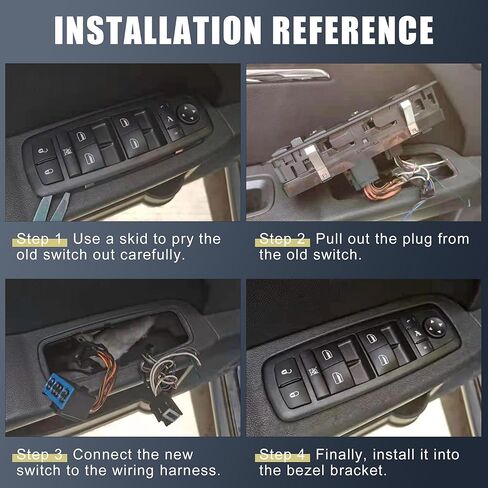 X AUTOHAUX Front Master Driver Side Power Window Switch 1669054400 Replacement for Mercedes-Benz ML350 2012 2013 2014 2015 in Saudi Arabia