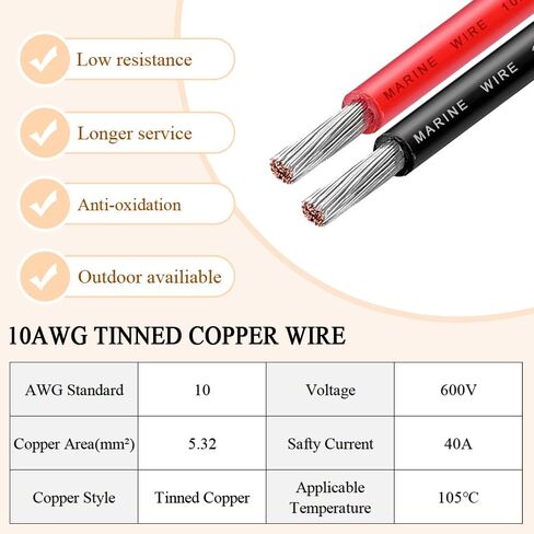 كابل طرفي XT60i إلى التمساح، أكثر من 8 أمبير، كابل تمديد 10AWG XT60i أنثى، XT60i-f متوافق مع بطارية ليبو، لوحة شمسية لمحطة الطاقة المحمولة ببطارية RC (2FT) in Kuwait