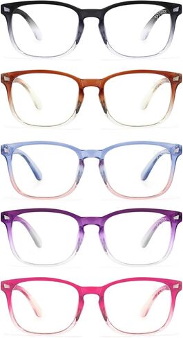CCVOO Reading Glasses for Women/Men, Eyeglasses, Blue Light Readers for Women/Men, Computer Eye Glasses, Cheaters in Kuwait