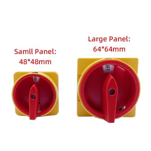 20A و 25A Off-ON 4 Poles افصل مفاتيح المعزل LW26GS CA10 48x48mm 64x64mm قفل مفتاح الكاميرا الدوار (لوحة 20A 48X48mm) مفاتيح التحكم in Saudi Arabia
