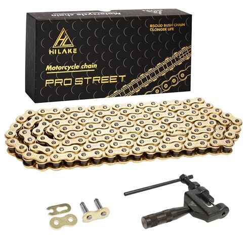 420H Chain 112 Links Non O-Ring with Connecting Master Link Heavy Duty Drive Chain for Motorcycle Bicycle Go Kart Mini Trail Bike in Saudi Arabia