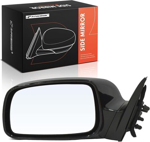 A-Premium Driver Side Power Door Mirror - Compatible with Toyota Camry 2007 2008 2009 2010 2011 - Heated, Non-Folding, Black Outside Rear View Mirror - Replace# 8794006200 in Saudi Arabia