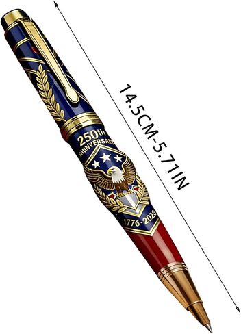 USA 250th Patriots Memorial Pen Commemorative US 250th Anniversary Commemorative Pen Ink A Collectible Gifts For Friend in Kuwait