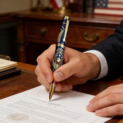 USA 250th Patriots Memorial Pen Commemorative US 250th Anniversary Commemorative Pen Ink A Collectible Gifts For Friend in Kuwait