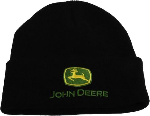John Deere Men's BK Cuffed Knit JD AG TM Beanie - LP88242 in Saudi Arabia