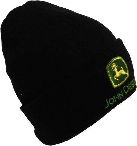 John Deere Men's BK Cuffed Knit JD AG TM Beanie - LP88242 in Saudi Arabia