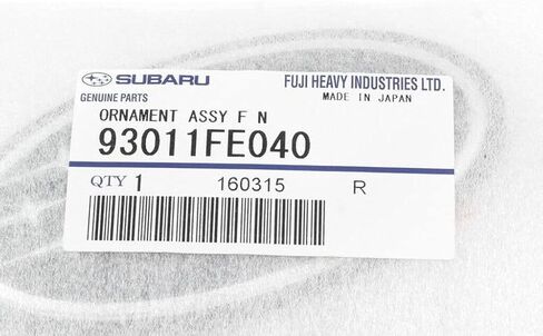 سوبارو امبريزا WRX STI 2003-2005 شعار النجمة للشبكة الأمامية الجديدة 93011FE040 OEM الأصلي in Kuwait