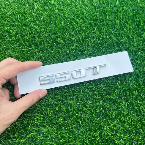 Rear Tailgate Emblem Nameplate 3D Letter Badge Replacement for 2022-2024 84777193 "550T 1Pc (Gloss Black) in Kuwait