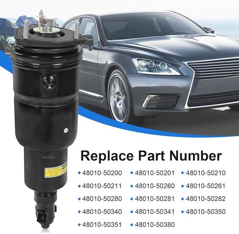Air Suspension Shock Strut Assembly 48010-50211 Front Right Replacement for Lexus LS600h 2008-2016 LS460 2007-2017 AWD Shock Absorbers Replaces 48010-50200 48010-50201 in Saudi Arabia