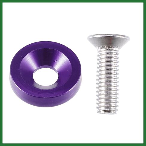 Motoforti Engine Water Tank Radiator Bracket Radiator Stay Mount Bracket and Washer Kit for Honda Civic 1996-2000 Aluminum Alloy Purple 1 Set Long-Lasting in Saudi Arabia