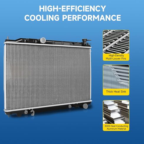 RAYTEN 13220 Radiator Compatible with 17-12 for Mazda 5 LFFM15200A;LFYA15SB0;LFDV15200A;LFY915SB0 in Kuwait