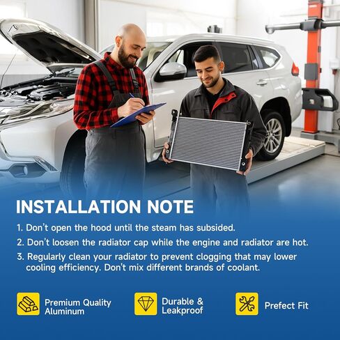 RAYTEN 13220 Radiator Compatible with 17-12 for Mazda 5 LFFM15200A;LFYA15SB0;LFDV15200A;LFY915SB0 in Kuwait