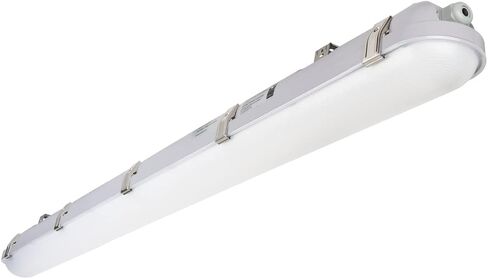 dakason 8ft أدى ضوء ضيق بخار 120-100-80w الانضباطي، 15600lm أدى بخار دليل الإضاءة لاعبا اساسيا ip66 100-277v، أضواء متجر في الهواء الطلق للماء لوقوف السيارات المرآب غسيل السيارات مستودع 2-حزمة in Kuwait