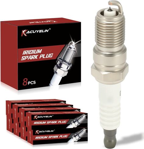 Iridium Spark Plugs 3186 Set of 8 Fits for Chevy Silverado 1500 5.3 Avalanche Suburban Tahoe Camaro Colorado,GMC Sierra 1500 Yukon,Cadillac Escalade,Ford F150,Hummer H2 H3 V8 4.8L 6.2L #TR5GP 7397 in Kuwait